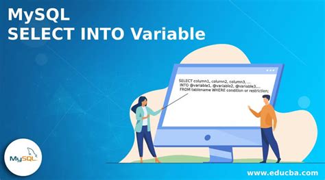 mysql select into variable|MySQL Variables .